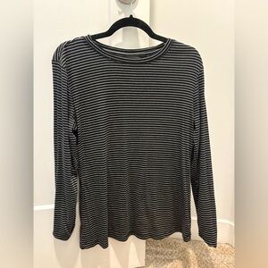 Universal Thread Black and White Striped Top